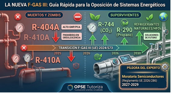 El fin de los HFC: Estado actual de la normativa F-Gas en 2026 y qué refrigerantes sobreviven